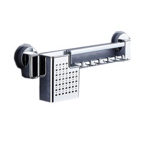 Stainless Steel Kitchen Shovel Holder Suction Cup Wall-Mounted Chopsticks Drain Kitchen Utensils Storage Rack Shelf Rack
