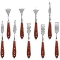 Stainless Steel Palette Scrapers Shovel Spatula Paint Painting Artist Tool