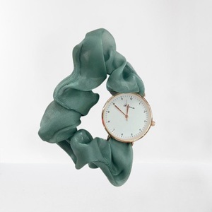 Student Hair Ring Small Fresh Ribbon Digital Watch