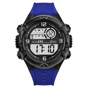Students Electronic Watch Sports Fashion Simple Wristwatches Multi-Functional Sky Blue