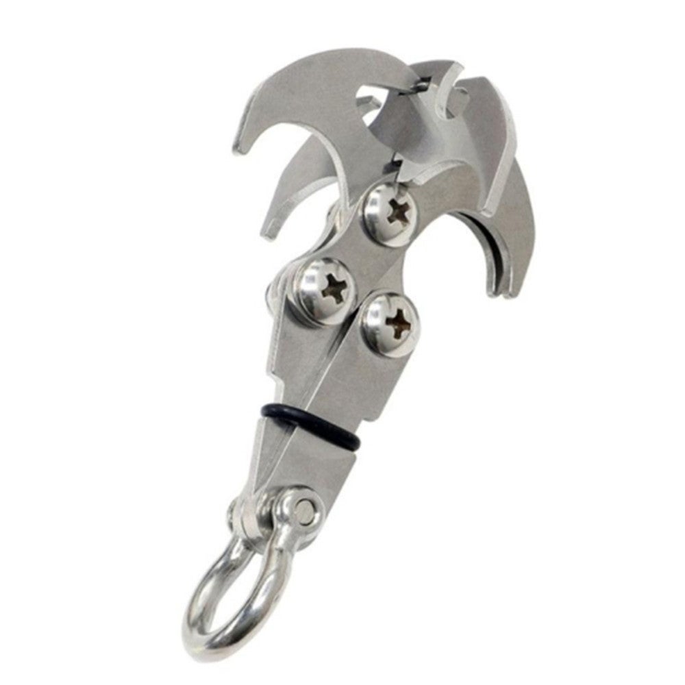 T-type Outdoor Rock Climbing Multi-function Stainless Steel Gravity Grapple