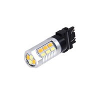 T25-3157 6W 22 Smd-5730-Leds White + Yellow Brake Lamp Turn Light Dc 12V