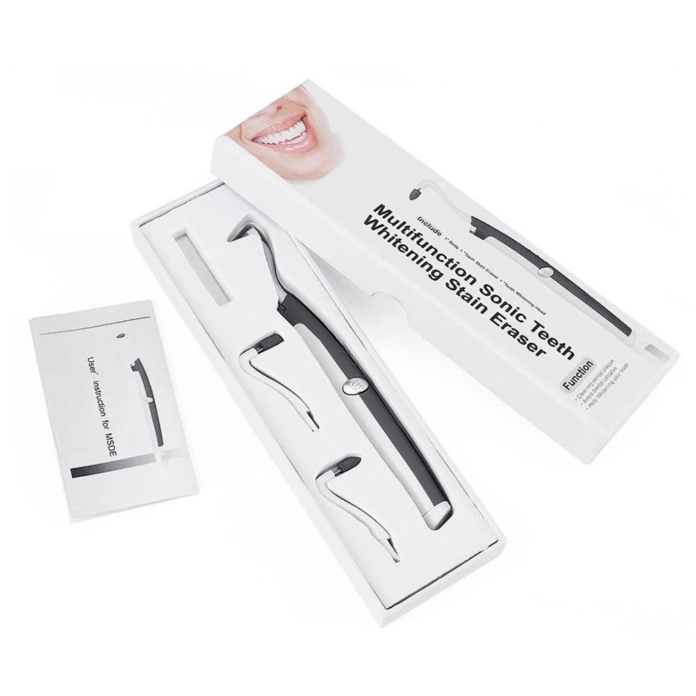 Teeth Plaque Remover Whitener Tooth Polisher Teeth Whitening Polishing Plaque Stain Removal LED Kit Oral Tools
