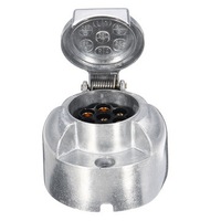 Tm3004 7Pin 12V Plug Socket Adapter Converter Trailer Towbar