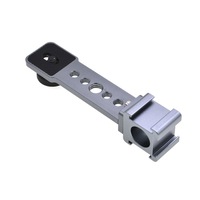 Triple Cold Shoe Mount Extension Bracket Plate Adapter Gimbal Stabilizer Accessories Silver