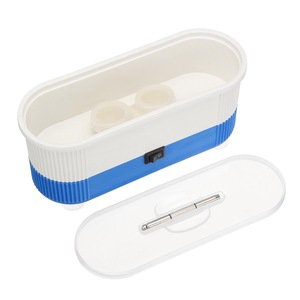 Ultrasonic Cleaner Jewelry Cleaning Machine For Denture Eye Glasses Coins Silver Blue