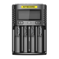 Um4 Lcd Screen Display Lithium Battery Charger 4-Slots Usb Charging Smart Rapid Power Tool