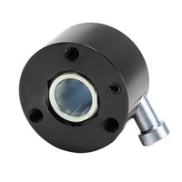 Universal Aluminum Car Steering Wheel Quick Release Disconnect Hub 3/4 Inch Shaft Size (Black)