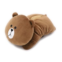 Universal Car Armrest Tissue Box Cartoon Cute Interior Products(Brown Doll Bear)