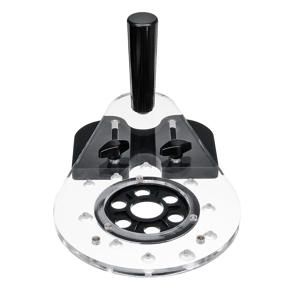 Universal Router Base Power Accessories Woodworking Drill Punch Locator Wood Slot