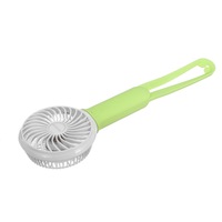 Usb Cooling 3 Speed Mini Fan Led Light 2200Mah Battery Grean