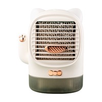 USB Rechargeable 3 Speed Desktop Water Cooling Fan Mini Air Conditioner Home Office Small Fan
