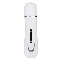 Usb Rechargeable Ultrasonic Face Skin Scrubber Spatula Facial Pore Cleaner Bleakhead Extractor Peeling Cleansing Tool Beauty Machine