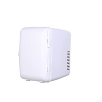 Vehicle Auto Portable Mini Cooler and Warmer 4L Refrigerator for Car and Home Voltage: DC 12V/ AC 220V (White)