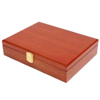 Vintage Large Wooden Ring Earring Jewelry Display Box Case Storage Organizer