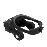 Virtual Reality 3D Movie Smartphone Game 3D Glasses Helmet For Mobile Phone