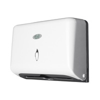Wall Mounted Toilet Hand Paper Towel Dispenser Tissue Box Holder Bathroom Kit White
