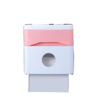 Wall Mounted Toilet Paper Roll Holder Bathroom Tissue Box Waterproof Dispenser