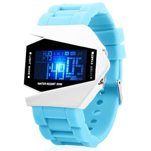 Watch Luxury Digital Led Date Sport Outdoor Electronic Watch For Party Gift Cute Electronic Fashion Wristwatch Waterproof Lake Blue