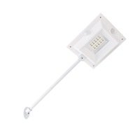 Waterproof 10 Led Outdoor Solar Powered Pir Motion Sensor Security Wall Light Mounting Pole Fit Home