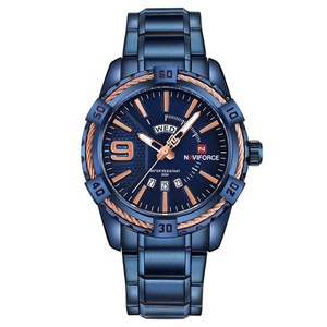 Waterproof Men Wristwatch Calendar Full Steel Quartz Watch