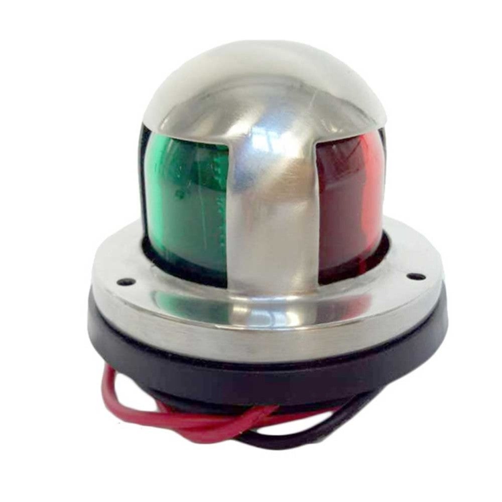 Waterproof Stainless Steel Two-Color Marine Signal Light Red And Green Led