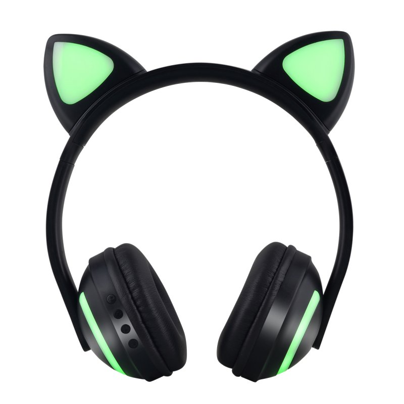 Wireless Bluetooth Stereo Cute Animal Ear Design Headphones Flashing Glowing Gaming Headset Cat Ear