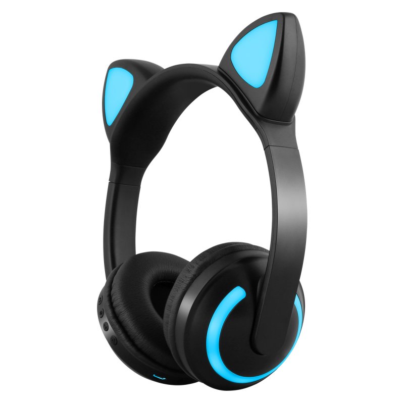 Wireless Bluetooth Stereo Cute Animal Ear Design Headphones Flashing Glowing Gaming Headset Cat Ear