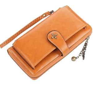 Women Fashion Clutches Bag Phone Bag Zipper Wallet