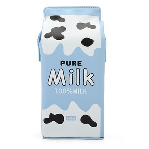 Women Fashion Cute Milk Box Crossbody Bag