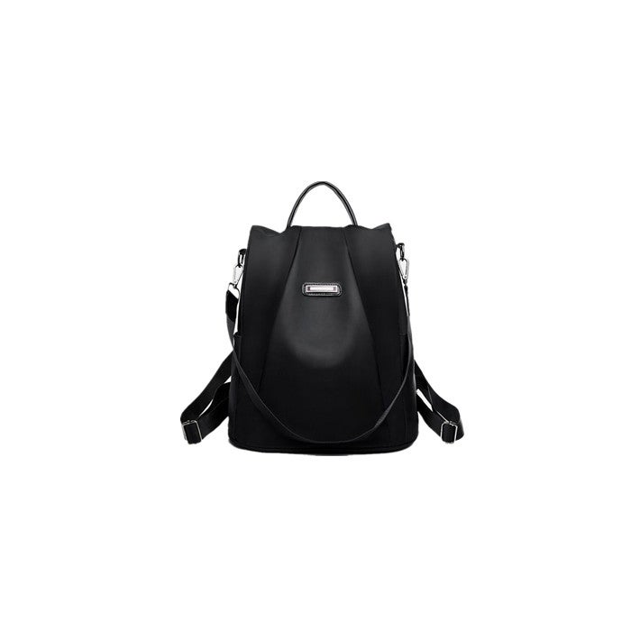 Women Fashion Large Capacity Pure Backpack Black Colour