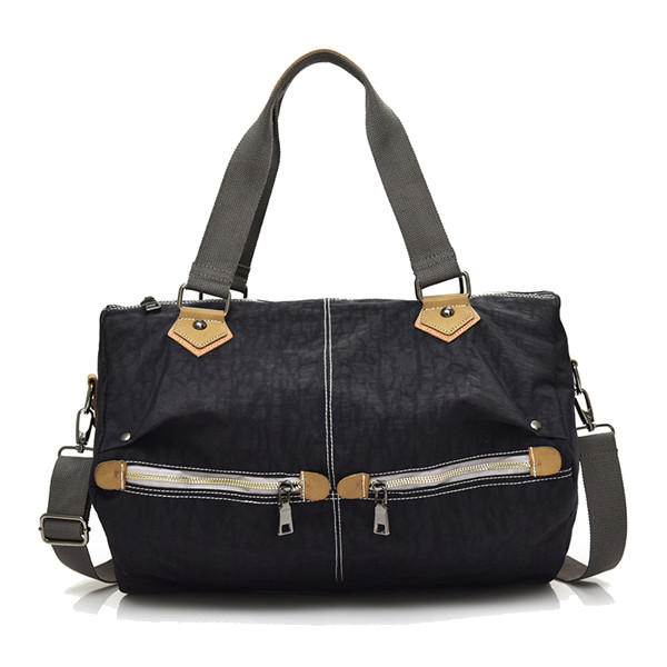 Women Front Pockets Tote Handbags Casual Shoulder Bags Nylon Capacity Crossbody Bags
