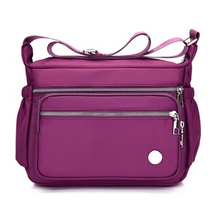 Women Nylon Multi-Layer Messenger Crossbody Bag