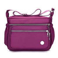 Women Nylon Multi-Layer Messenger Crossbody Bag