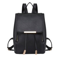Women Pu Leather Backpack Girls Cute School Students Book Bags