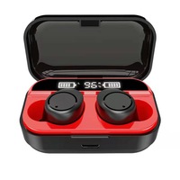 X5 Tws Bluetooth 5.0 Wireless Stereo Sport Earphone Digital Display Large Capacity Headphones With Charging Case