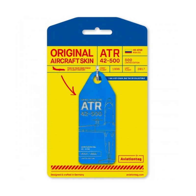 ATR 42 Satena Aviation Tag - Blue