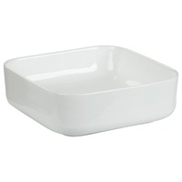 Abena Square 40cm Basin White Ceramic