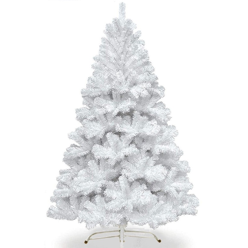 Buy White Christmas Pine Tree 550 Tips 1.8m MyDeal