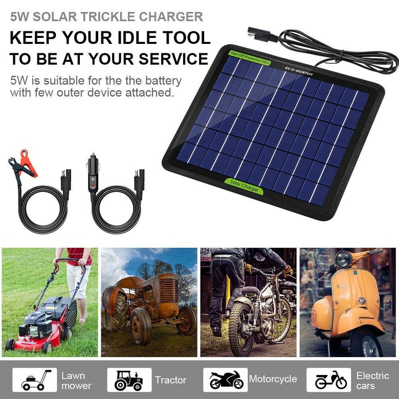 RV House Solar Panel Charging Kit 12v MyDeal