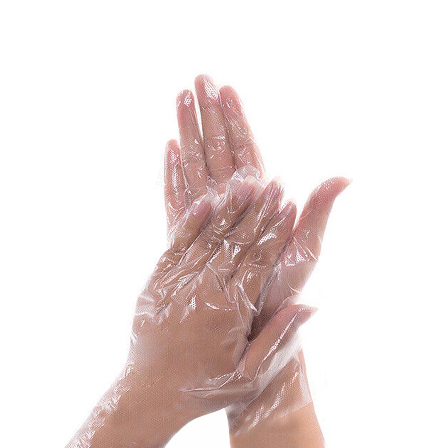 Transparent Disposable Plastic Food Clear Hygienic Gloves  200pcs Unbranded Australia