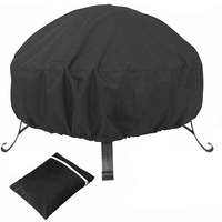 Round Fire Pit Waterproof Cover - 210D