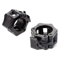 Olympic Weightlifting Lift Spring Barbel Clamp Collar - 2pc