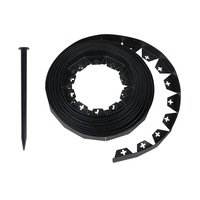 Garden Landscape Edging Plastic Black - 3x30ft