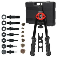 Rivet Nut Nutsert Tool Riveting Rivnut Riveter Gun - 430pcs