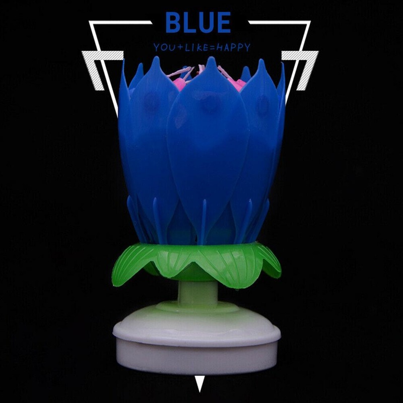 Buy Musical Rotating Birthday Cake Magic Candle 6 Colour MyDeal