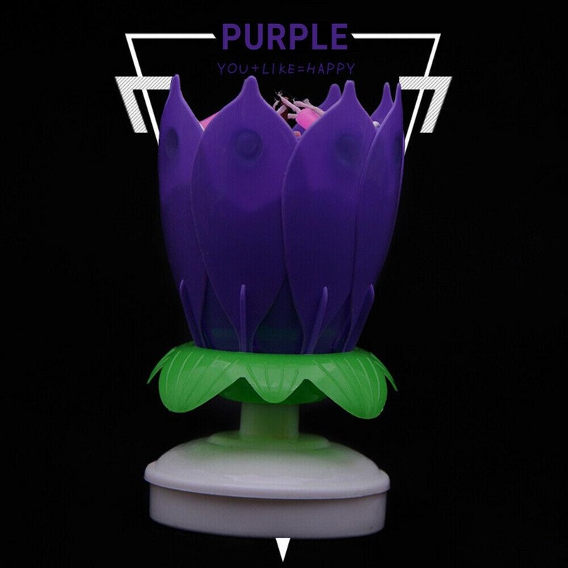 Buy Musical Rotating Birthday Cake Magic Candle 6 Colour MyDeal