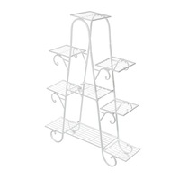 Planter Shelf Metal Stand Flowers Display Rack - 9 Tiers