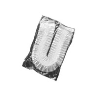 Bathroom Thickening Plastic Clear Bath Hair Shower Caps - 30pcs