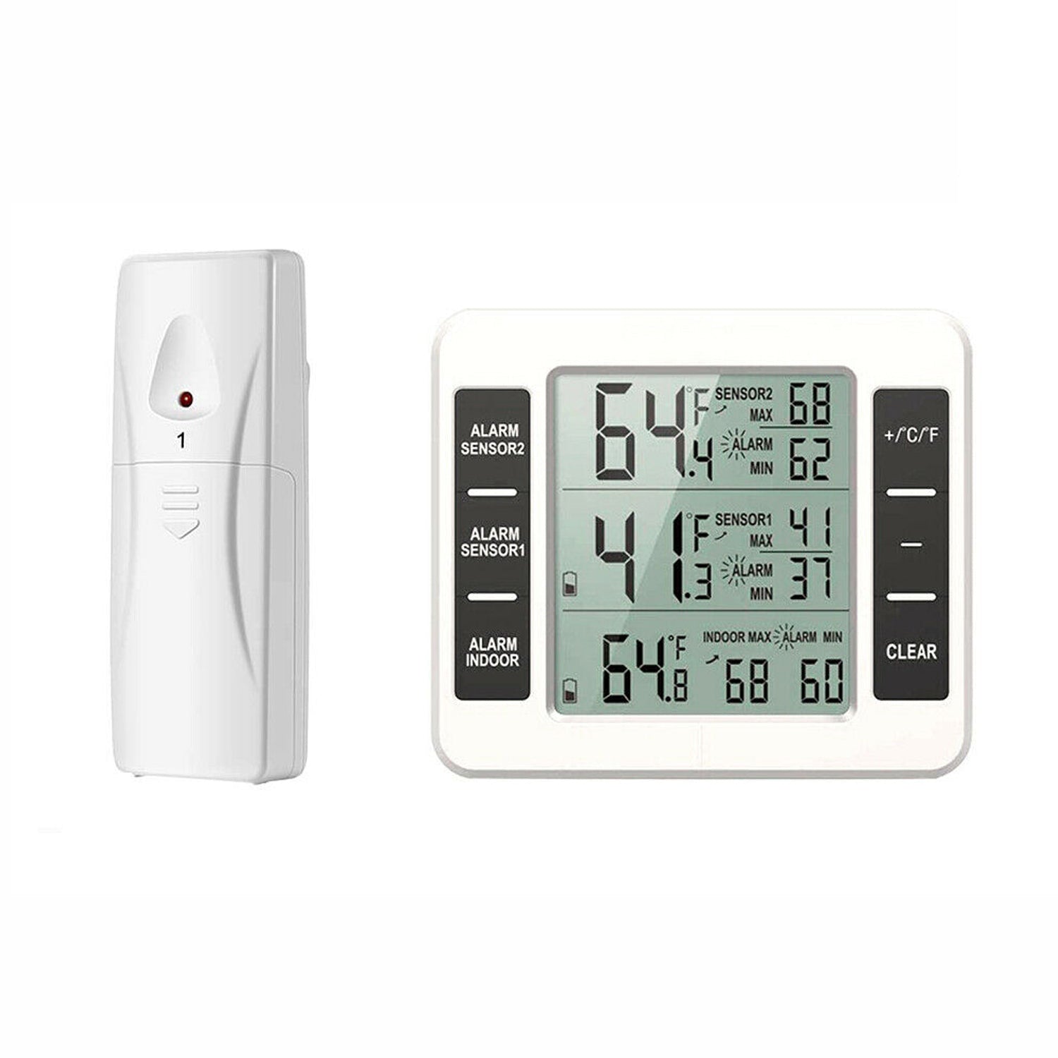 Cordless Thermometer Digital Freezer Alarm Gauge Monitor Sensor Unbranded Australia